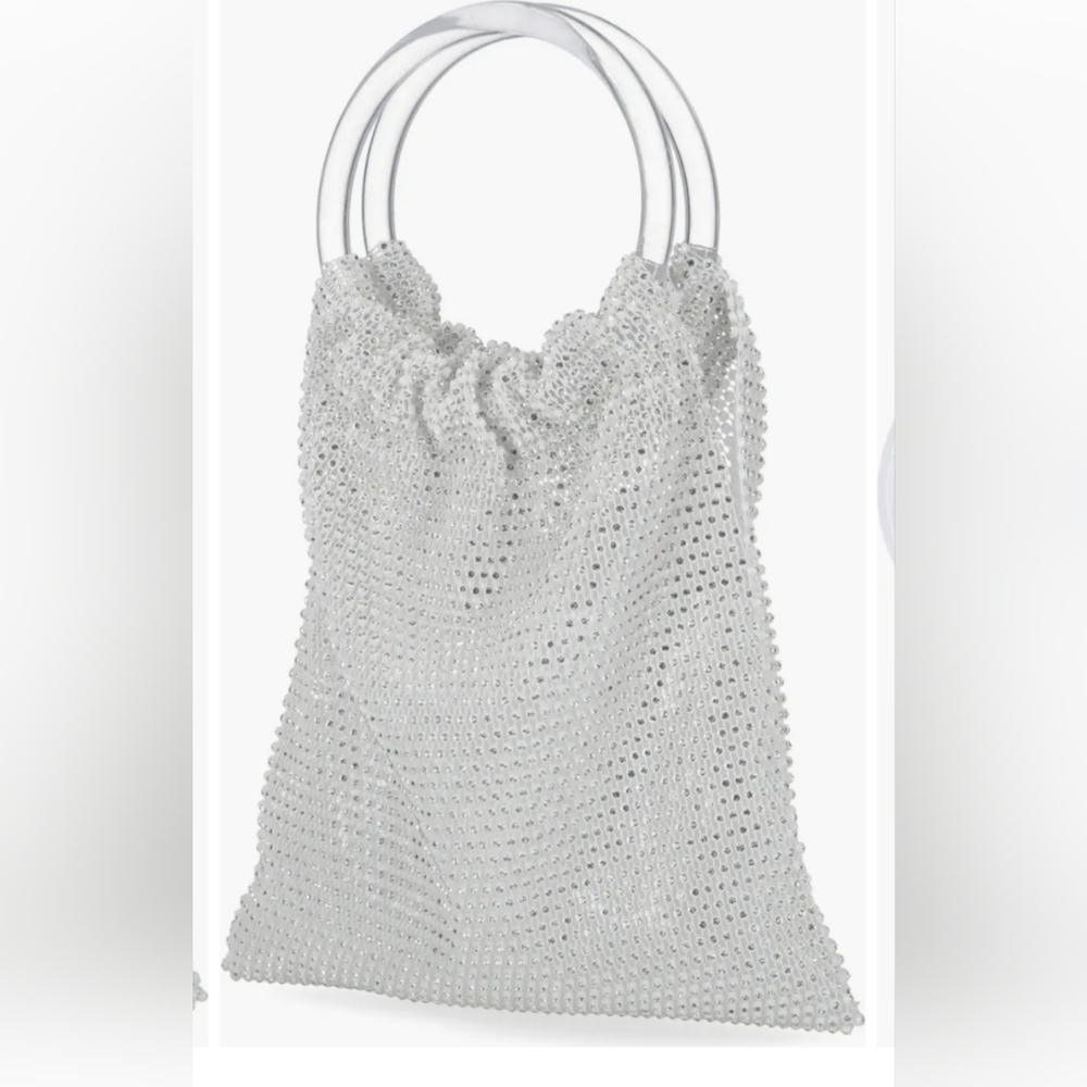 Jessica McClintock rhinestone clutch - Picture 1 of 3